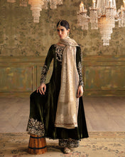 Load image into Gallery viewer, Faiza Saqlain | Manaar - Velvet Collection &#39;23 available at Lebaasonline. The largest stockiest of Dresses in the UK. Shop Maria B Clothes Pakistani wedding. Afrozeh wedding, Faiza Saqlain, Qalamkar Embroidered on discounted price in UK USA Manchester London Australia Belgium UAE France Germany Birmingham on Sale.