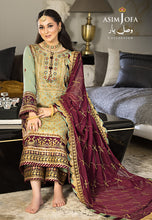 Load image into Gallery viewer, Buy ASIM JOFA | VASL E YAAR &#39;23 this New collection of ASIM JOFA WEDDING LAWN COLLECTION 2023 from our website. We have various PAKISTANI DRESSES ONLINE IN UK, ASIM JOFA CHIFFON COLLECTION. Get your unstitched or customized PAKISATNI BOUTIQUE IN UK, USA, UAE, FRACE , QATAR, DUBAI from Lebaasonline @ Sale price.