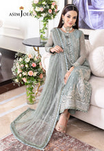 Load image into Gallery viewer, Buy ASIM JOFA | JHILMIL&#39;23 Collection New collection of ASIM JOFA WEDDING LAWN COLLECTION 2023 from our website. We have various PAKISTANI DRESSES ONLINE IN UK, ASIM JOFA CHIFFON COLLECTION. Get your unstitched or customized PAKISATNI BOUTIQUE IN UK, USA, UAE, FRACE , QATAR, DUBAI from Lebaasonline @ Sale price.