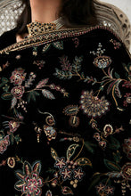 Load image into Gallery viewer, Buy BAROQUE | EMBROIDERED VELVET SHAWL 2023, Pakistani Designer Shawl with discount code and sale price. Shop Pakistani Clothes Online UK- BAROQUE Chiffon for Wedding, Luxury Lawn 2023 Embroidered Chiffon, Velvet Suits, Winter dresses &amp; Bridal Wear &amp; Ready Made Suits for Pakistani Party Wear UK and USA at LebaasOnline.