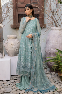 Buy IZNIK | Chiffon Collection'23  Green color PAKISTANI DRESSES ONLINE UK Collection. Get yours customized PAKISTANI DESIGNER DRESSES ONLINE in UK and USA at LebaasOnline. Browse Iznik, Maria B, Asim Jofa Wedding Party, Nikah & Walima dresses online at SALE on Lebaasonline.