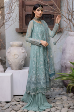 Load image into Gallery viewer, Buy IZNIK | Chiffon Collection&#39;23  Green color PAKISTANI DRESSES ONLINE UK Collection. Get yours customized PAKISTANI DESIGNER DRESSES ONLINE in UK and USA at LebaasOnline. Browse Iznik, Maria B, Asim Jofa Wedding Party, Nikah &amp; Walima dresses online at SALE on Lebaasonline.