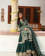 Load image into Gallery viewer, Faiza Saqlain | NIRA – Wedding Festive’23 available at Lebaasonline. The largest stockiest of Dresses in the UK. Shop Maria B Clothes Pakistani wedding. Afrozeh wedding, Faiza Saqlain, Qalamkar Embroidered on discounted price in UK USA Manchester London Australia Belgium UAE France Germany Birmingham on Sale.