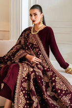 Load image into Gallery viewer, Buy Baroque Pakistani Designer Embroidered Velvet Shawl with discount code and sale price. Shop Pakistani Clothes Online UK- BAROQUE Chiffon for Wedding, Luxury Lawn 2022 Embroidered Chiffon, Velvet Suits, Winter dresses &amp; Bridal Wear &amp; Ready Made Suits for Pakistani Party Wear UK and USA at LebaasOnline.
