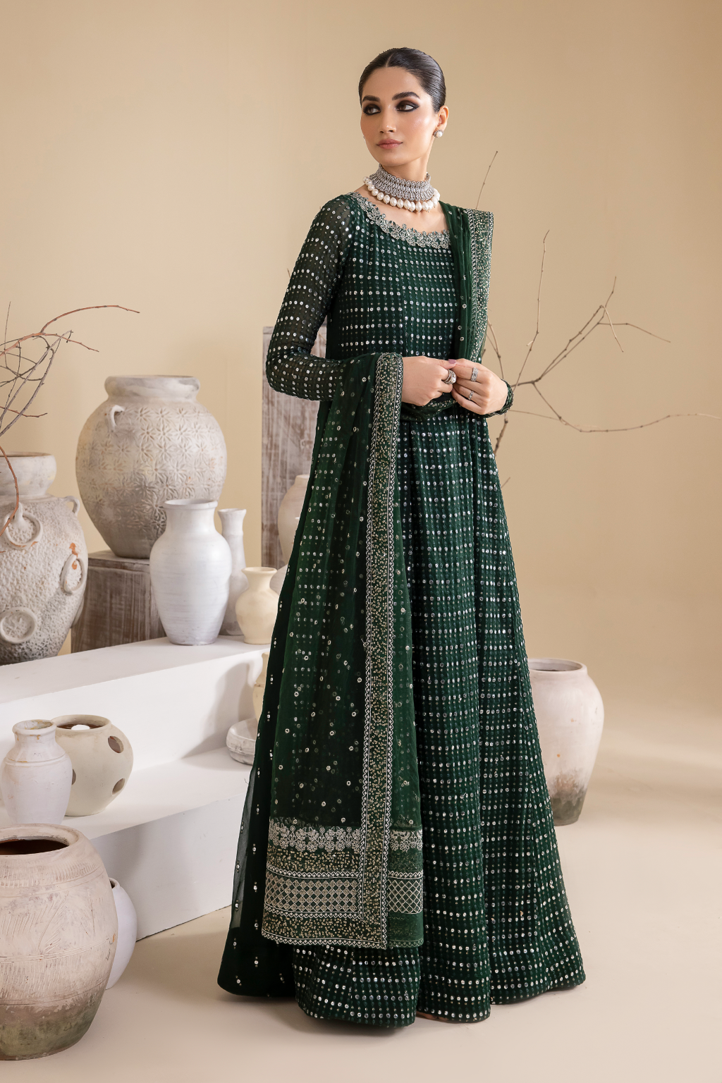 Buy IZNIK | Chiffon Collection'23  Green color PAKISTANI DRESSES ONLINE UK Collection. Get yours customized PAKISTANI DESIGNER DRESSES ONLINE in UK and USA at LebaasOnline. Browse Iznik, Maria B, Asim Jofa Wedding Party, Nikah & Walima dresses online at SALE on Lebaasonline.