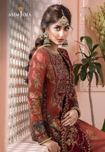 Load image into Gallery viewer, Buy ASIM JOFA | Chandani Luxury Chiffon Collection this New collection of ASIM JOFA WEDDING LAWN COLLECTION 2023 from our website. We have various PAKISTANI DRESSES ONLINE IN UK, ASIM JOFA CHIFFON COLLECTION. Get your unstitched or customized PAKISATNI BOUTIQUE IN UK, USA, UAE, FRACE , QATAR, DUBAI from Lebaasonline @ sale