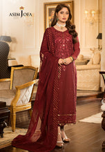 Load image into Gallery viewer, Buy ASIM JOFA | JHILMIL&#39;23 Collection New collection of ASIM JOFA WEDDING LAWN COLLECTION 2023 from our website. We have various PAKISTANI DRESSES ONLINE IN UK, ASIM JOFA CHIFFON COLLECTION. Get your unstitched or customized PAKISATNI BOUTIQUE IN UK, USA, UAE, FRACE , QATAR, DUBAI from Lebaasonline @ Sale price.