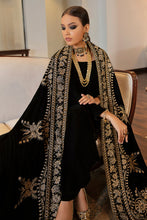 Load image into Gallery viewer, Buy BAROQUE | EMBROIDERED VELVET SHAWL 2023, Pakistani Designer Shawl with discount code and sale price. Shop Pakistani Clothes Online UK- BAROQUE Chiffon for Wedding, Luxury Lawn 2023 Embroidered Chiffon, Velvet Suits, Winter dresses &amp; Bridal Wear &amp; Ready Made Suits for Pakistani Party Wear UK and USA at LebaasOnline.