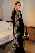 Load image into Gallery viewer, Buy BAROQUE | EMBROIDERED VELVET SHAWL 2023, Pakistani Designer Shawl with discount code and sale price. Shop Pakistani Clothes Online UK- BAROQUE Chiffon for Wedding, Luxury Lawn 2023 Embroidered Chiffon, Velvet Suits, Winter dresses &amp; Bridal Wear &amp; Ready Made Suits for Pakistani Party Wear UK and USA at LebaasOnline.