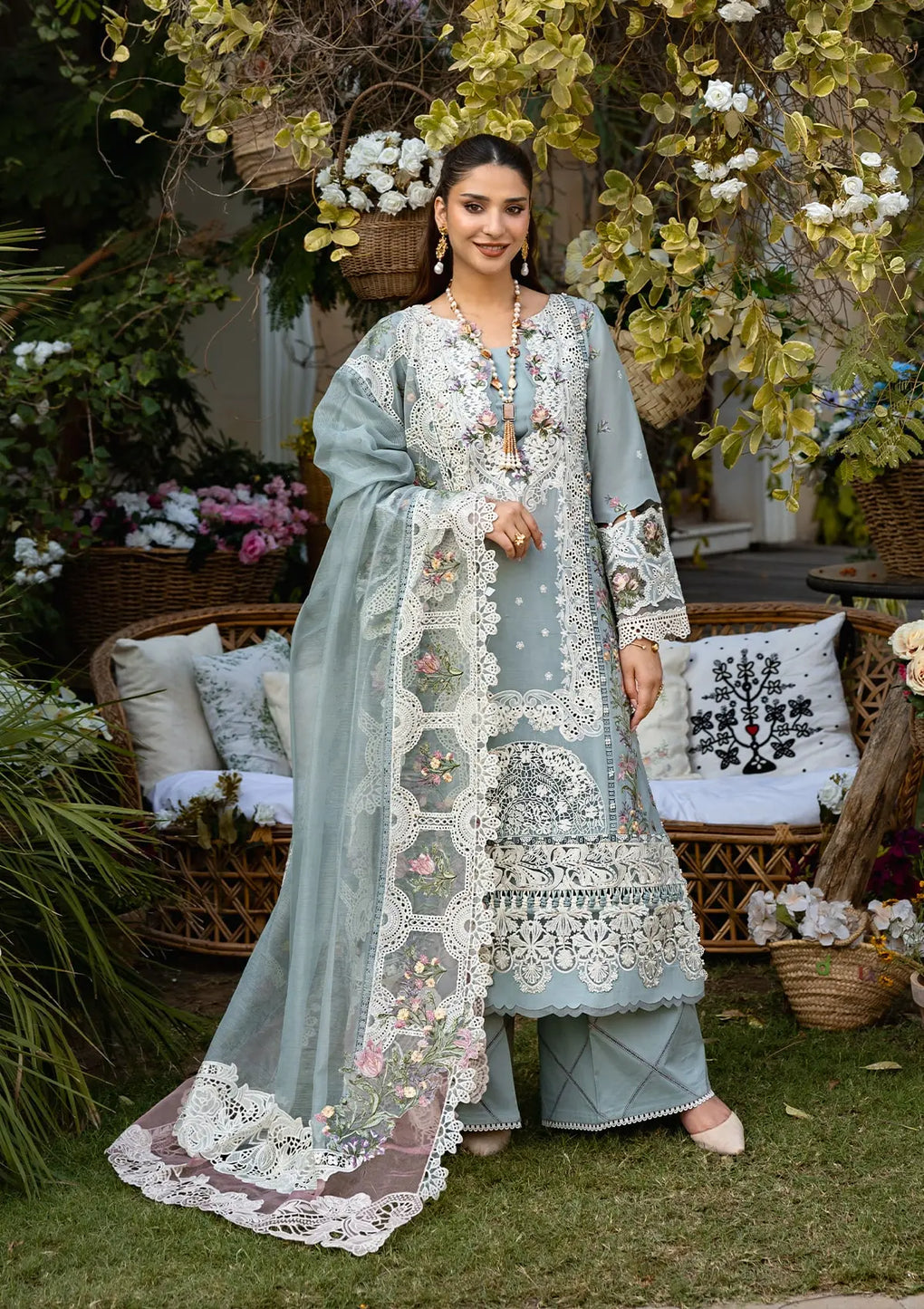Elaf Luxury Lawn '25 PAKISTANI BRIDAL DRESSE & READY MADE PAKISTANI CLOTHES UK. Designer Collection Original & Stitched. Buy READY MADE PAKISTANI CLOTHES UK, Pakistani BRIDAL DRESSES & PARTY WEAR OUTFITS AT LEBAASONLINE. Next Day Delivery in the UK, USA, France, Dubai, London & Manchester 