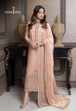 Load image into Gallery viewer, Buy ASIM JOFA | JHILMIL&#39;23 Collection New collection of ASIM JOFA WEDDING LAWN COLLECTION 2023 from our website. We have various PAKISTANI DRESSES ONLINE IN UK, ASIM JOFA CHIFFON COLLECTION. Get your unstitched or customized PAKISATNI BOUTIQUE IN UK, USA, UAE, FRACE , QATAR, DUBAI from Lebaasonline @ Sale price.