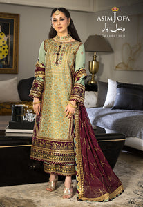 Buy ASIM JOFA | VASL E YAAR '23 this New collection of ASIM JOFA WEDDING LAWN COLLECTION 2023 from our website. We have various PAKISTANI DRESSES ONLINE IN UK, ASIM JOFA CHIFFON COLLECTION. Get your unstitched or customized PAKISATNI BOUTIQUE IN UK, USA, UAE, FRACE , QATAR, DUBAI from Lebaasonline @ Sale price.