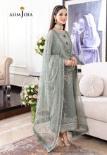 Load image into Gallery viewer, Buy ASIM JOFA | JHILMIL&#39;23 Collection New collection of ASIM JOFA WEDDING LAWN COLLECTION 2023 from our website. We have various PAKISTANI DRESSES ONLINE IN UK, ASIM JOFA CHIFFON COLLECTION. Get your unstitched or customized PAKISATNI BOUTIQUE IN UK, USA, UAE, FRACE , QATAR, DUBAI from Lebaasonline @ Sale price.