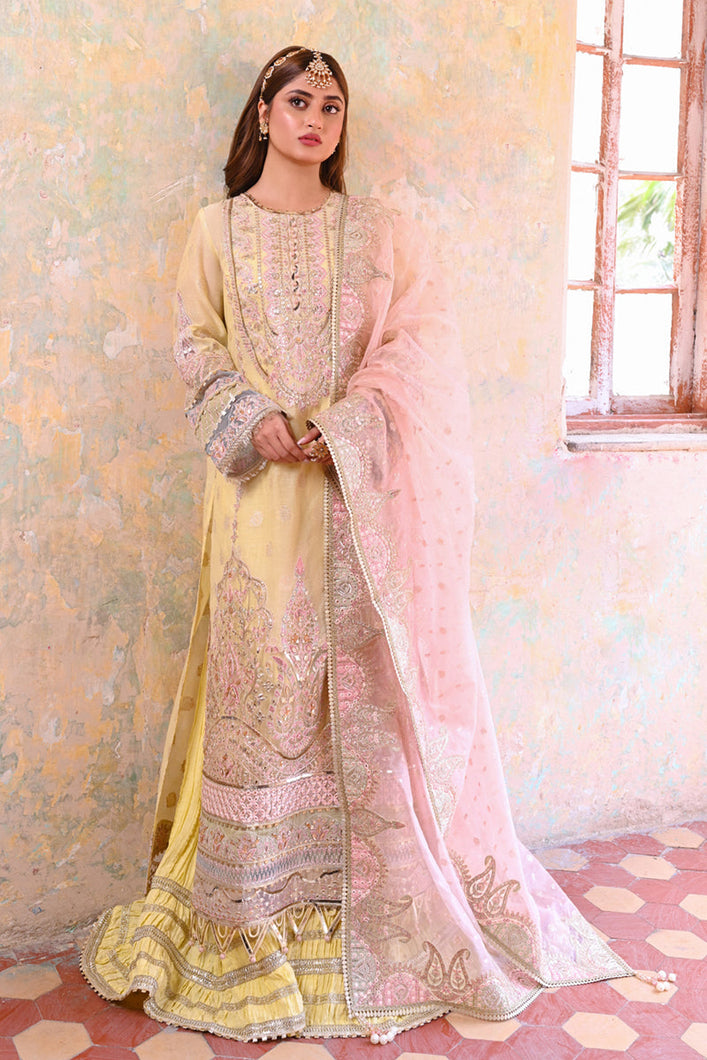 BUY NEW Qalamkar | Sahiba Luxury Formals 2023 exclusive collection of QALAMKAR WEDDING LAWN COLLECTION 2023 from our website. We have various PAKISTANI DRESSES ONLINE IN UK,  QALAMKAR LUXURY FORMALS '23. Get your unstitched or customized PAKISATNI BOUTIQUE IN UK, USA, FRACE , QATAR, DUBAI from Lebaasonline at SALE!