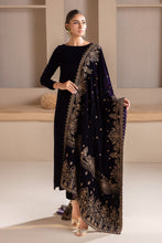 Load image into Gallery viewer, Buy BAROQUE | EMBROIDERED VELVET SHAWL 2023, Pakistani Designer Shawl with discount code and sale price. Shop Pakistani Clothes Online UK- BAROQUE Chiffon for Wedding, Luxury Lawn 2023 Embroidered Chiffon, Velvet Suits, Winter dresses &amp; Bridal Wear &amp; Ready Made Suits for Pakistani Party Wear UK and USA at LebaasOnline.