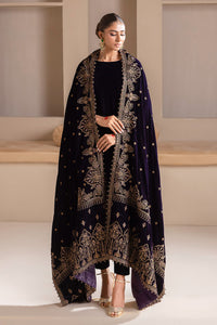 Buy BAROQUE | EMBROIDERED VELVET SHAWL 2023, Pakistani Designer Shawl with discount code and sale price. Shop Pakistani Clothes Online UK- BAROQUE Chiffon for Wedding, Luxury Lawn 2023 Embroidered Chiffon, Velvet Suits, Winter dresses & Bridal Wear & Ready Made Suits for Pakistani Party Wear UK and USA at LebaasOnline.