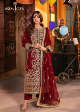 Load image into Gallery viewer, Buy Asim Jofa | Chamkeeli exclusive chiffon collection of ASIM JOFA WEDDING COLLECTION 2024 from our website. We have various PAKISTANI DRESSES ONLINE IN UK, ASIM JOFA CHIFFON COLLECTION 2024. Get your unstitched or customized PAKISATNI BOUTIQUE IN UK, USA, from Lebaasonline at SALE!