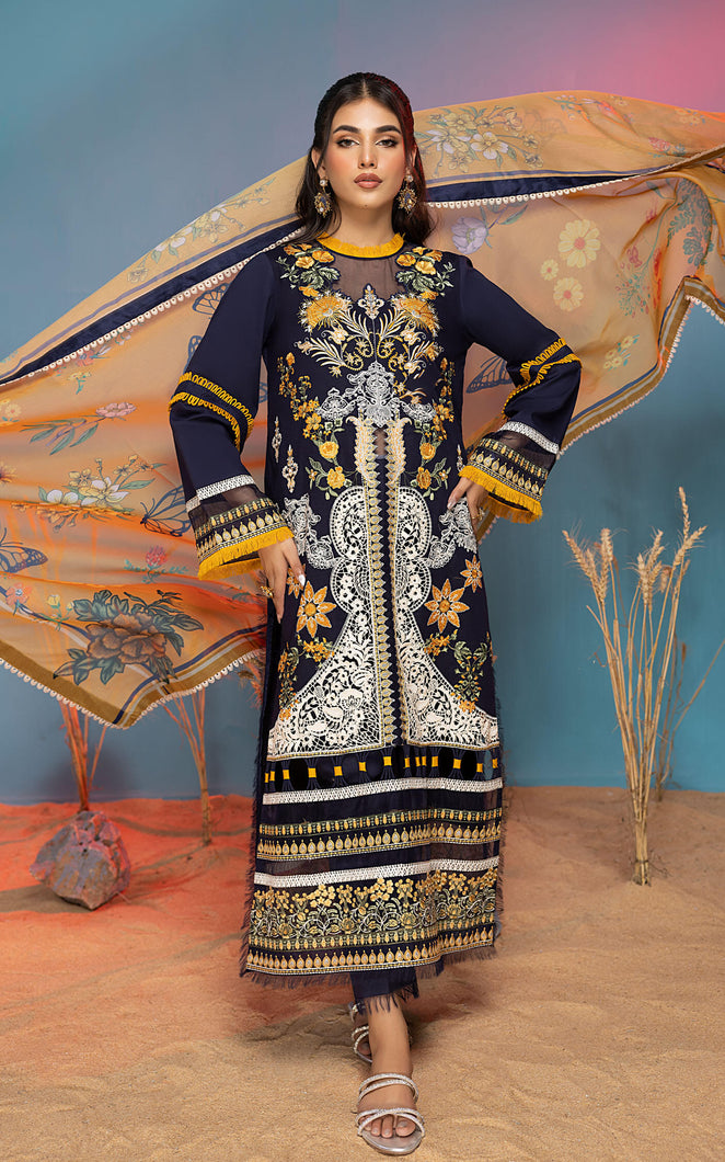 Buy ASIFA & NABEEL | ALEYNA SUMMER VOL.2 INDIAN PAKISTANI DESIGNER DRESSES & READY TO WEAR PAKISTANI CLOTHES. Buy ASIFA & NABEEL Collection of Summer Lawn, Original Pakistani Designer Clothing, Unstitched & Stitched suits for women. Next Day Delivery in the UK. Express shipping to USA, France, Germany & Australia.