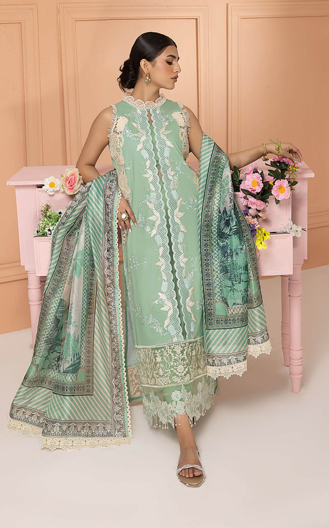 Buy ASIFA & NABEEL | ALEYNA SUMMER VOL.2 INDIAN PAKISTANI DESIGNER DRESSES & READY TO WEAR PAKISTANI CLOTHES. Buy ASIFA & NABEEL Collection of Summer Lawn, Original Pakistani Designer Clothing, Unstitched & Stitched suits for women. Next Day Delivery in the UK. Express shipping to USA, France, Germany & Australia.