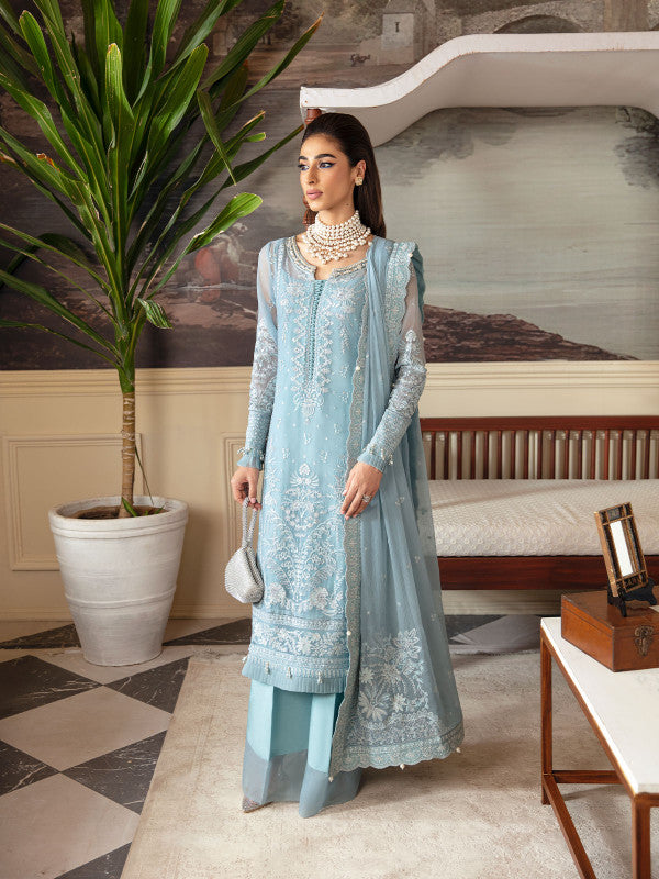 Shop GULAAL EMBROIDRED CHIFFON 2023 VOL 1 is exclusively available @ lebasonline. We have express shipping of Pakistani Designer clothes 2023 of Maria B Lawn 2023, Gulaal lawn 2023. The Pakistani Suits UK is available in customized at doorstep in UK, USA, Germany, France, Belgium, UAE, Dubai from lebaasonline in SALE price ! 