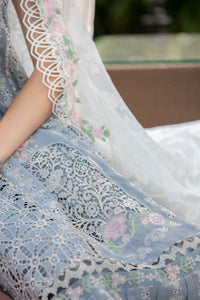 MARIA B | LUXURY LAWN 2023 | EL-23-10-Ice Blue