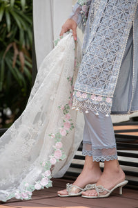 MARIA B | LUXURY LAWN 2023 | EL-23-10-Ice Blue