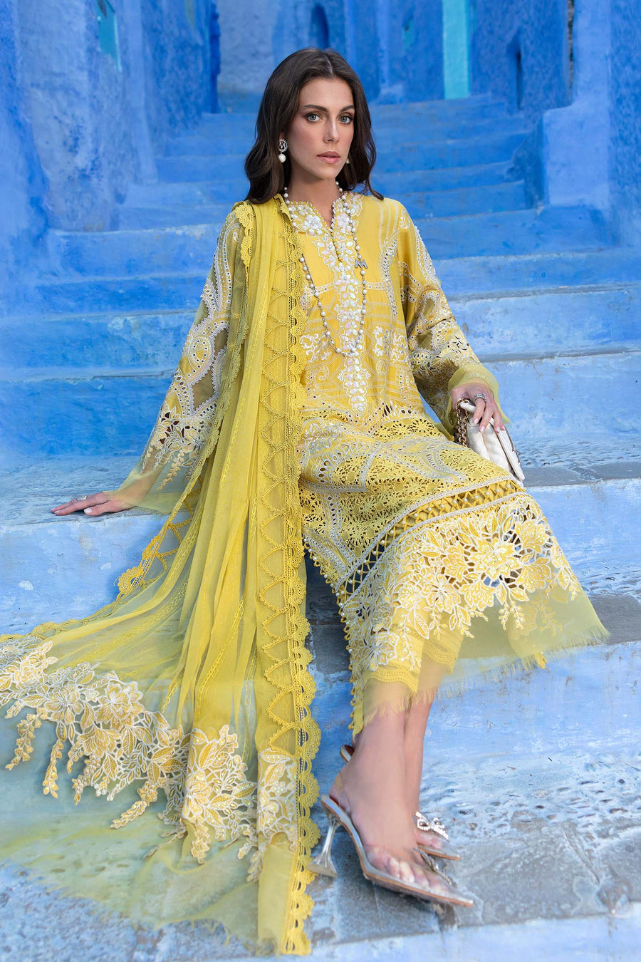 Shop the latest Luxury Lawn collection of Maria B Lawn 2025 Clothes Unstitched/ready 3 Piece Suits for Winter 2025 and also for Spring/Summer. Available for customisation at LebaasOnline. Maria B's latest lawn, digital print attire and MBROIDERED Pakistani Suits for Women in the UK, USA 