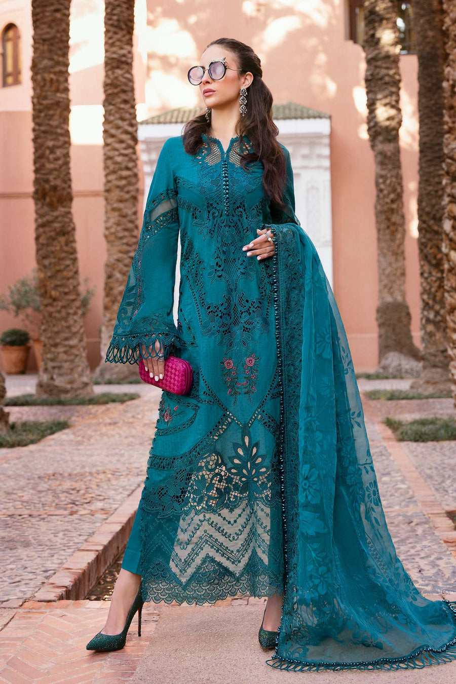 Linen Unstitched Pakistani Clothes Uk Maria B Luxury Linen Maxi