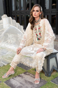 MARIA B | LUXURY LAWN 2023 | EL-23-01-Cream