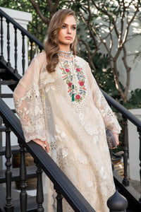 MARIA B | LUXURY LAWN 2023 | EL-23-01-Cream