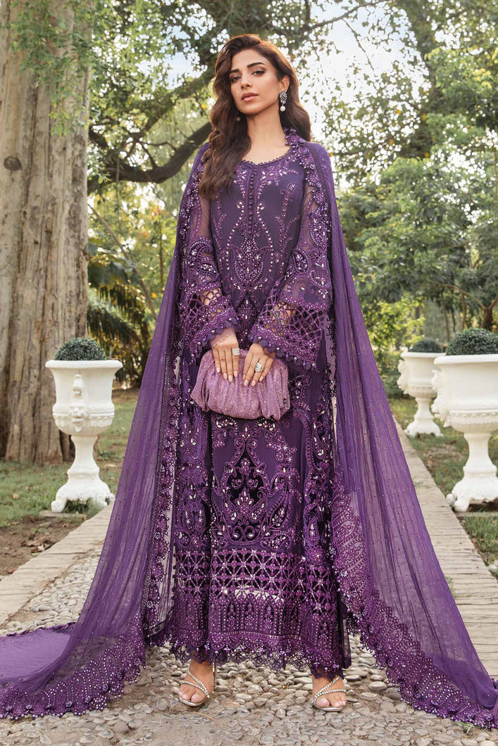 Buy Maria B Mbroidered Chiffon 2024 | MCP-24-102 Chiffon Pakistani designer dresses in UK from our website We have all Pakistani designer clothes of Maria b Chiffon 2024 Imrozia, Sobia Nazir Various Pakistani boutique dresses can be bought online from our website Lebaasonline in UK , USA, America