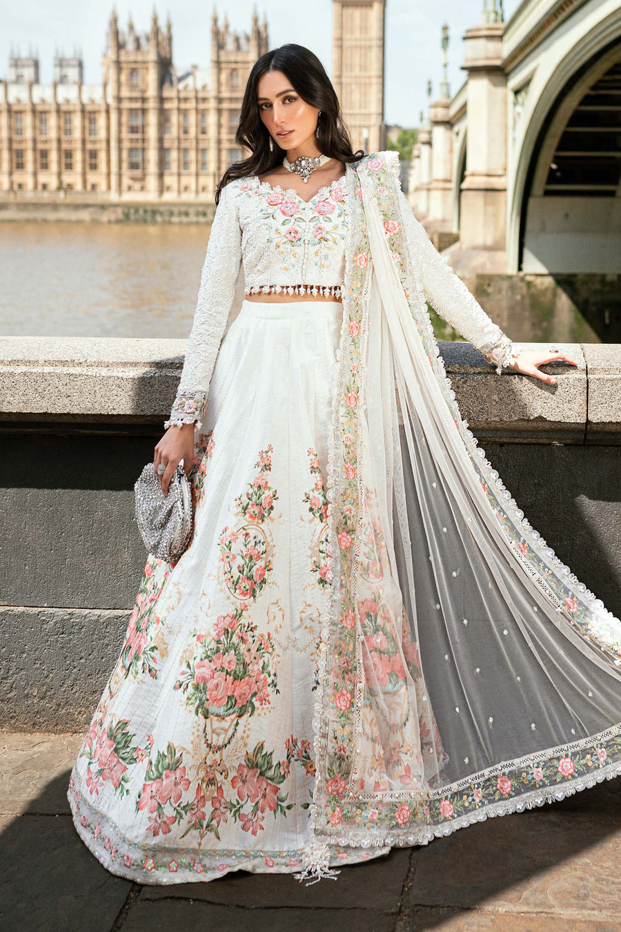 Shop the latest Soiree Formal collection of Maria B  2025 Clothes Unstitched/ready 3 Piece Suits for Winter 2025 and also for Spring/Summer. Available for customisation at LebaasOnline. Maria B's latest lawn, digital print attire and MBROIDERED Pakistani Suits for Women in the UK, USA 