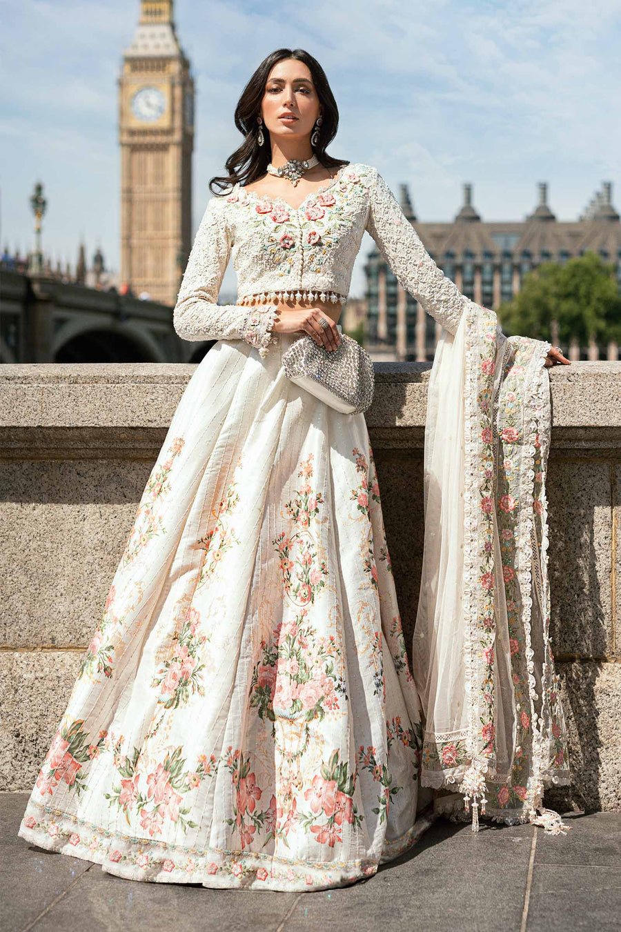 Shop the latest Soiree Formal collection of Maria B  2025 Clothes Unstitched/ready 3 Piece Suits for Winter 2025 and also for Spring/Summer. Available for customisation at LebaasOnline. Maria B's latest lawn, digital print attire and MBROIDERED Pakistani Suits for Women in the UK, USA 