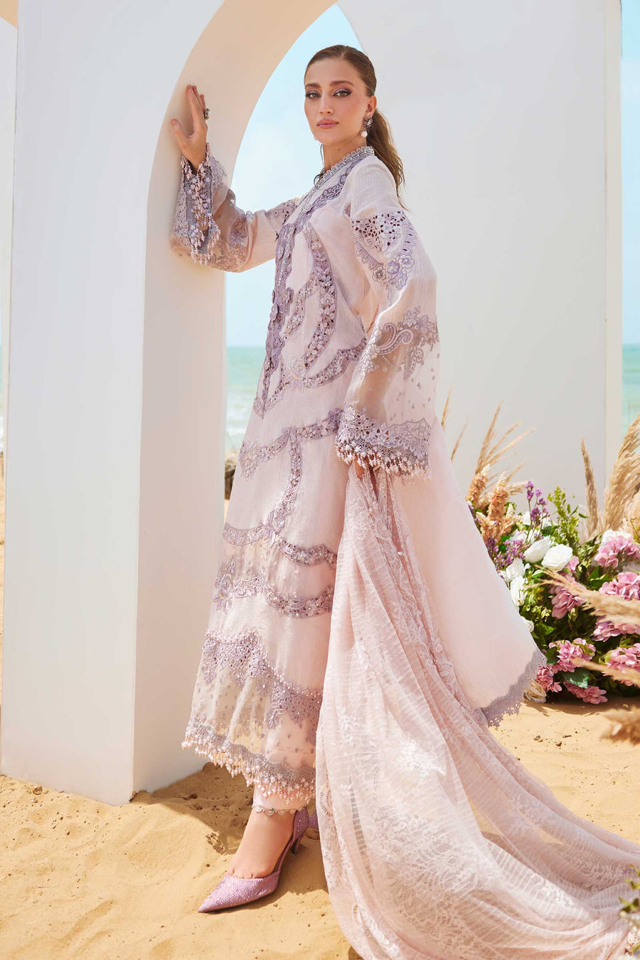 Shop the latest Luxury Eid Lawn collection of Maria B Eid Lawn 2025 Clothes Unstitched/ready 3 Piece Suits for Winter 2025 and also for Spring/Summer. Available for customisation at LebaasOnline. Maria B's latest lawn, digital print attire and MBROIDERED Pakistani Suits for Women in the UK, USA 