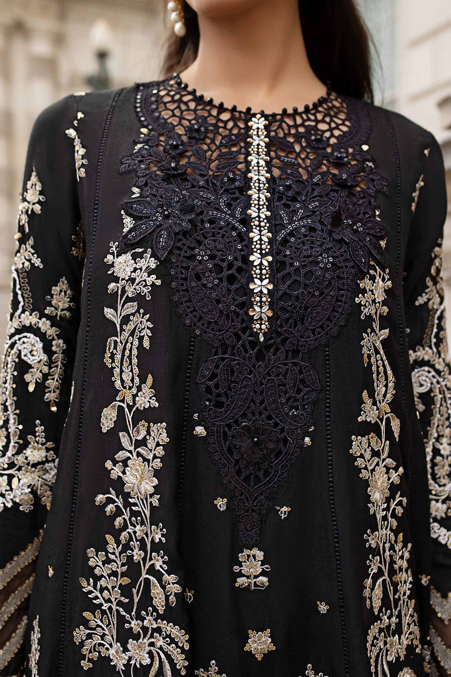 Shop the latest Soiree Formal collection of Maria B  2025 Clothes Unstitched/ready 3 Piece Suits for Winter 2025 and also for Spring/Summer. Available for customisation at LebaasOnline. Maria B's latest lawn, digital print attire and MBROIDERED Pakistani Suits for Women in the UK, USA 