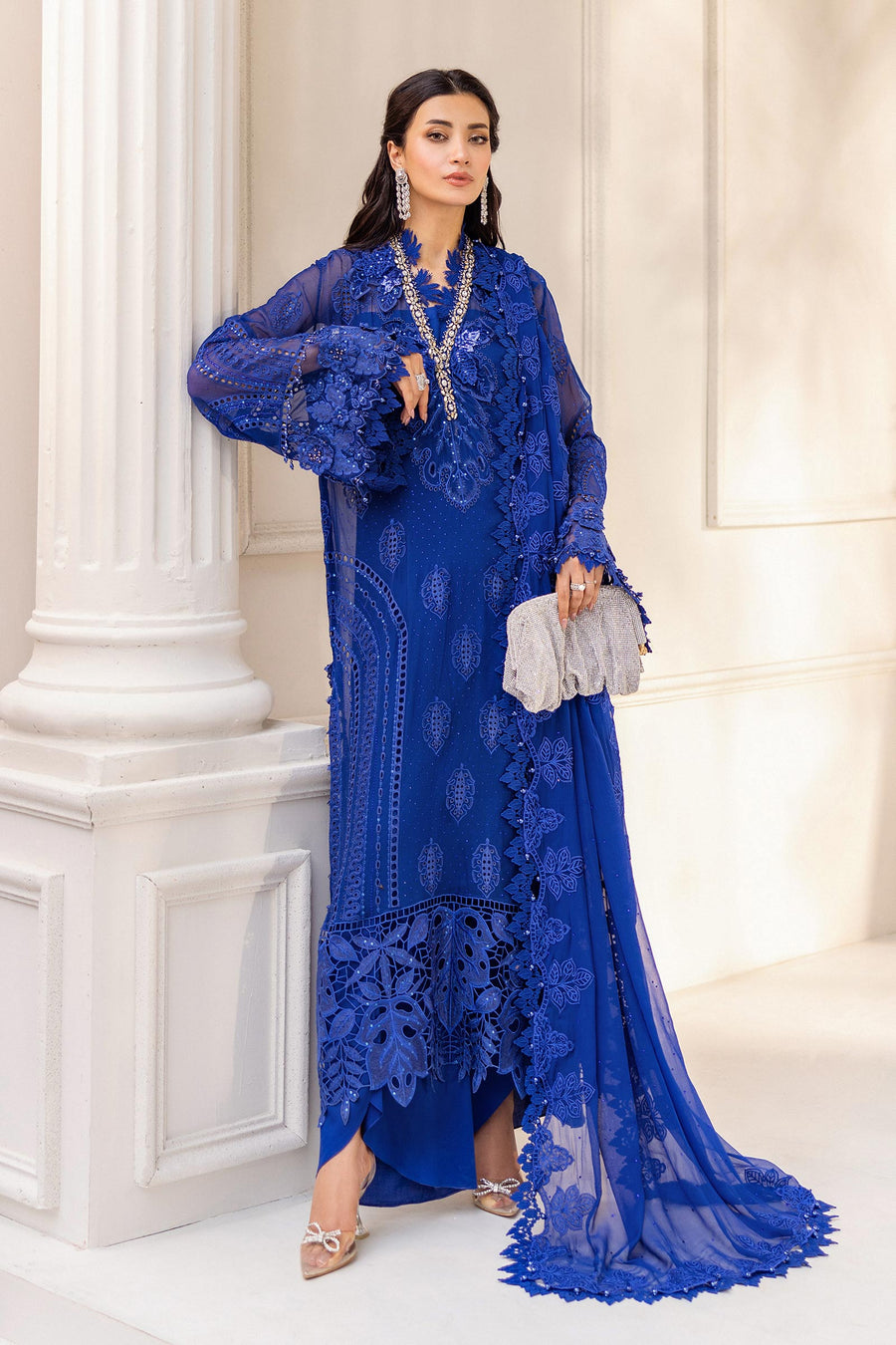 Buy Maria B Mbroidered Chiffon 2025 | MPC-25-103 Chiffon Pakistani designer dresses in UK from our website We have all Pakistani designer clothes of Maria b Chiffon 2025 Imrozia, Sobia Nazir Various Pakistani boutique dresses can be bought online from our website Lebaasonline in UK , USA, America