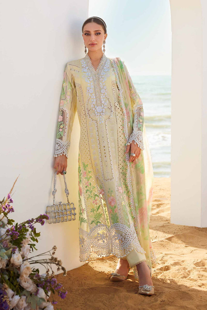 Shop the latest Luxury Lawn collection of Maria B Lawn Eid II 2025 Clothes Unstitched/ready 3 Piece Suits for Winter 2025 and also for Spring/Summer. Available for customisation at LebaasOnline. Maria B's latest lawn, digital print attire and MBROIDERED Pakistani Suits for Women in the UK, USA 