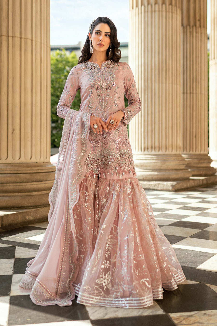 Shop the latest Soiree Formal collection of Maria B  2025 Clothes Unstitched/ready 3 Piece Suits for Winter 2025 and also for Spring/Summer. Available for customisation at LebaasOnline. Maria B's latest lawn, digital print attire and MBROIDERED Pakistani Suits for Women in the UK, USA 