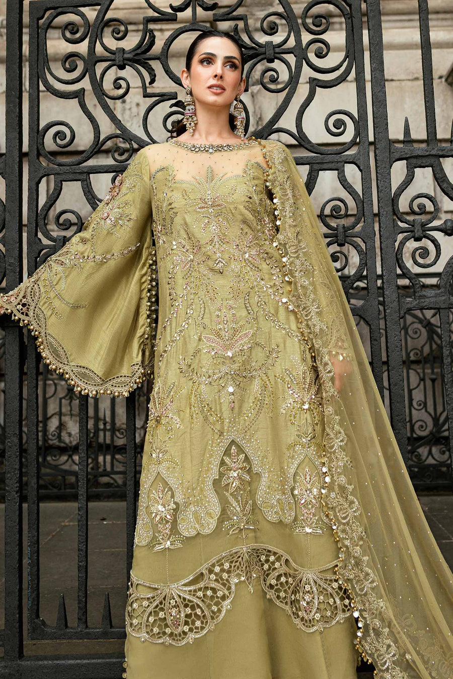 Shop the latest Soiree Formal collection of Maria B  2025 Clothes Unstitched/ready 3 Piece Suits for Winter 2025 and also for Spring/Summer. Available for customisation at LebaasOnline. Maria B's latest lawn, digital print attire and MBROIDERED Pakistani Suits for Women in the UK, USA 