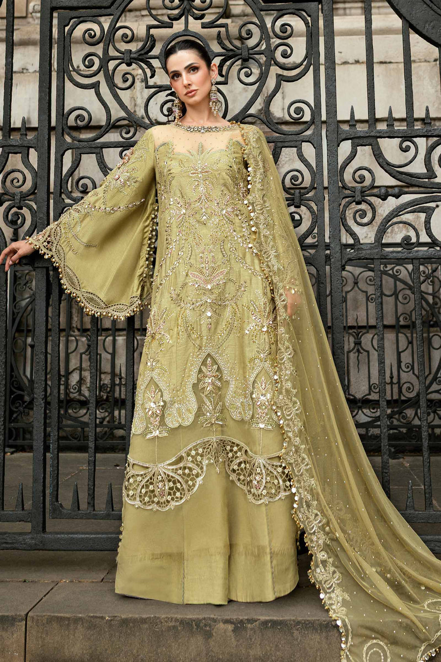 Shop the latest Soiree Formal collection of Maria B  2025 Clothes Unstitched/ready 3 Piece Suits for Winter 2025 and also for Spring/Summer. Available for customisation at LebaasOnline. Maria B's latest lawn, digital print attire and MBROIDERED Pakistani Suits for Women in the UK, USA 