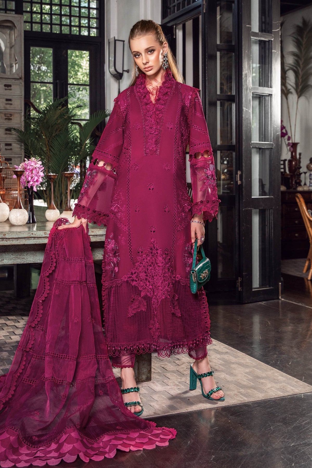 open lace back dress Craftvilla New Indian/Pakistani Party/Ethnic wear Ready to wear Gown Style  Salwar Kameez Suit for Women Indian Dresses, D, 40 : Amazon.co.uk: Fashion