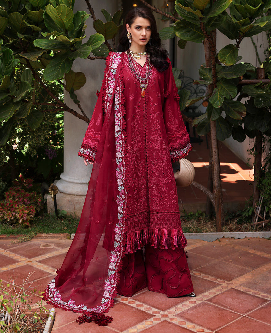 Buy Republic Womenswear | KALANI EID Luxury Lawn '25 | RHEA (D4-A) wear for the Pakistani look. The heavy embroidery salwar kameez, Designer designs of Republic women's wear, Maria B, Asim Jofa, Crimson are available in our Pakistani designer boutique. Get Velvet suits in UK USA, UAE, France from Lebaasonline @ Sale Prize.