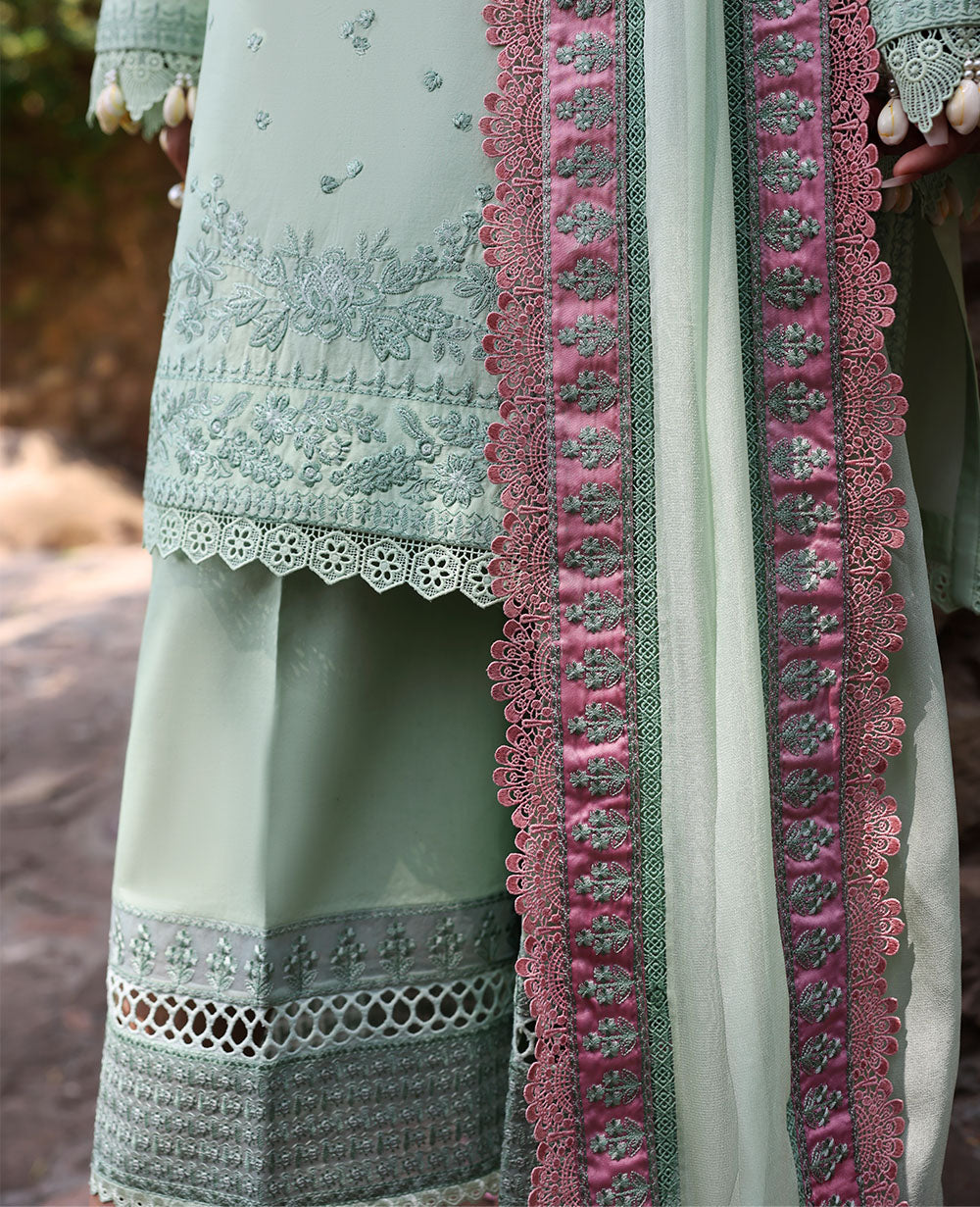 Buy Republic Womenswear | TALIA Summer Lawn '25 | ZAYLI (D4-A) wear for the Pakistani look. The heavy embroidery salwar kameez, Designer designs of Republic women's wear, Maria B, Asim Jofa, Crimson are available in our Pakistani designer boutique. Get Velvet suits in UK USA, UAE, France from Lebaasonline @ Sale Prize.