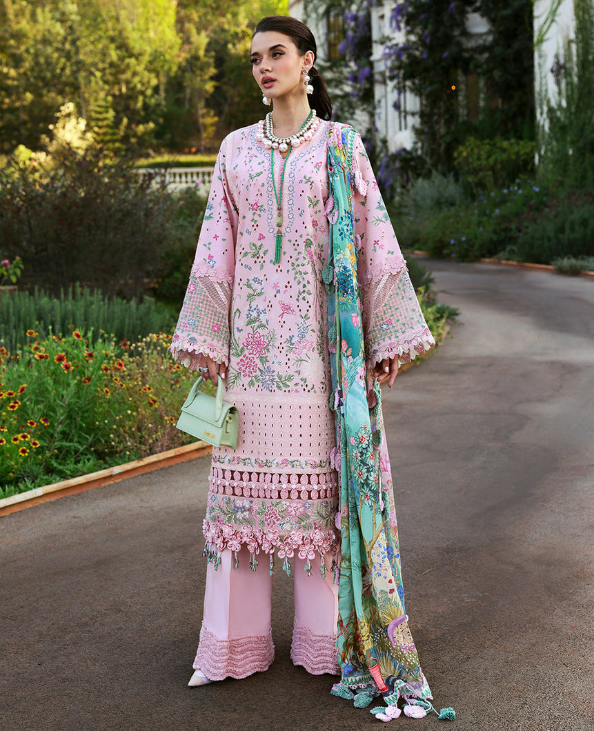 Buy Republic Womenswear | KALANI EID Luxury Lawn '25 | Meher (D5-A) wear for the Pakistani look. The heavy embroidery salwar kameez, Designer designs of Republic women's wear, Maria B, Asim Jofa, Crimson are available in our Pakistani designer boutique. Get Velvet suits in UK USA, UAE, France from Lebaasonline @ Sale Prize.