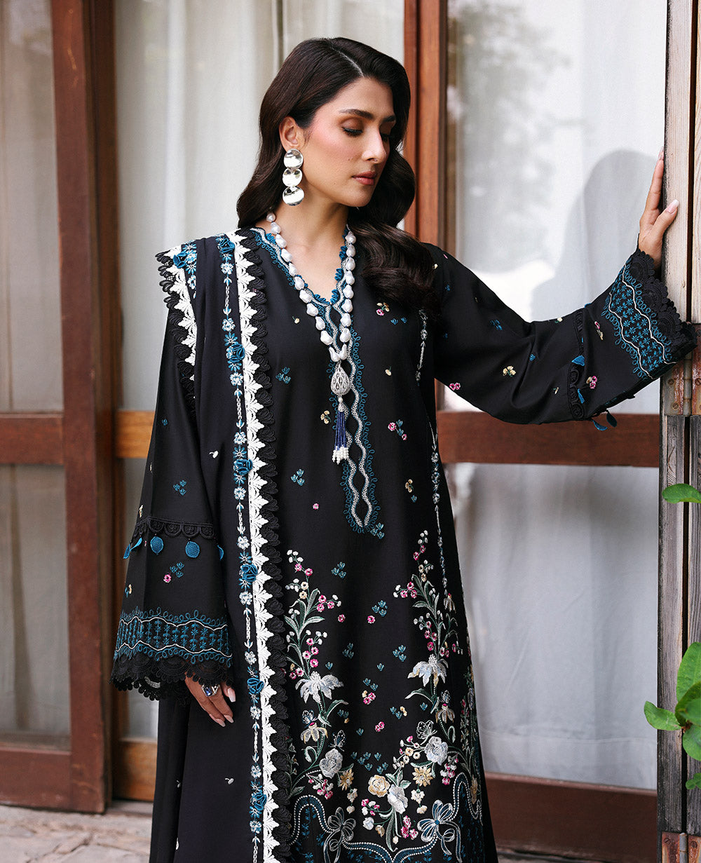 Buy Republic Womenswear | TALIA Summer Lawn '25 | ZARAE (D5-B) wear for the Pakistani look. The heavy embroidery salwar kameez, Designer designs of Republic women's wear, Maria B, Asim Jofa, Crimson are available in our Pakistani designer boutique. Get Velvet suits in UK USA, UAE, France from Lebaasonline @ Sale Prize.