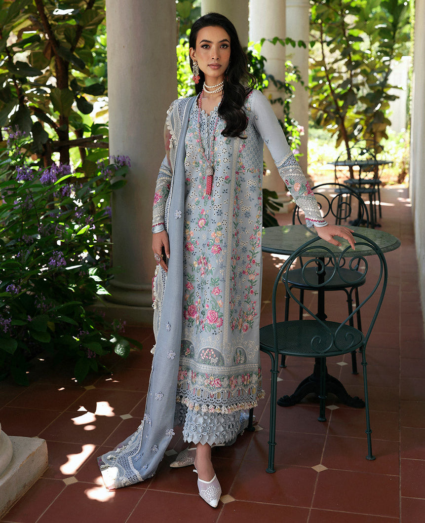 Buy Republic Womenswear | KALANI EID Luxury Lawn '25 | HOOR (D7-B) wear for the Pakistani look. The heavy embroidery salwar kameez, Designer designs of Republic women's wear, Maria B, Asim Jofa, Crimson are available in our Pakistani designer boutique. Get Velvet suits in UK USA, UAE, France from Lebaasonline @ Sale Prize.