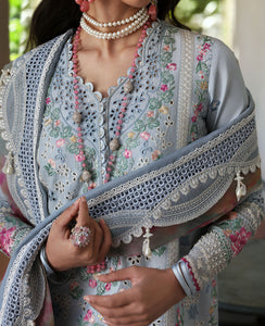 Buy Republic Womenswear | KALANI EID Luxury Lawn '25 | HOOR (D7-B) wear for the Pakistani look. The heavy embroidery salwar kameez, Designer designs of Republic women's wear, Maria B, Asim Jofa, Crimson are available in our Pakistani designer boutique. Get Velvet suits in UK USA, UAE, France from Lebaasonline @ Sale Prize.