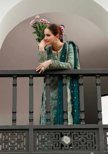 INTIRA |THE LUXURY FORMALS FREESIA  dresses exclusively available @lebaasonline. Gisele Pakistani Designer Dresses in UK Online, Maria B is available with us. Buy Gisele Clothing Pakistan for Pakistani Bridal Outfit look. The dresses can be customized in UK, USA, France at Lebaasonline