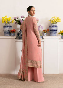 GULAAL | Reverie Unstitched Embroidered Chiffon '25 Pakistani designer dress is available @lebaasonline. The Pakistani Wedding dresses of Maria B, Gulaal can be customized for Bridal/party wear. Get express shipping in UK, USA, France, Germany for Asian Outfits USA. Maria B Sale online can be availed here!!