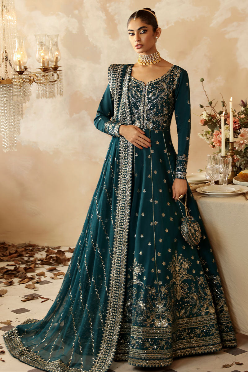 GULAAL | Shehrnaaz Raw Silk Pakistani designer dress is available @lebaasonline. The Pakistani Wedding dresses of Maria B, Gulaal can be customized for Bridal/party wear. Get express shipping in UK, USA, France, Germany for Asian Outfits USA. Maria B Sale online can be availed here!!